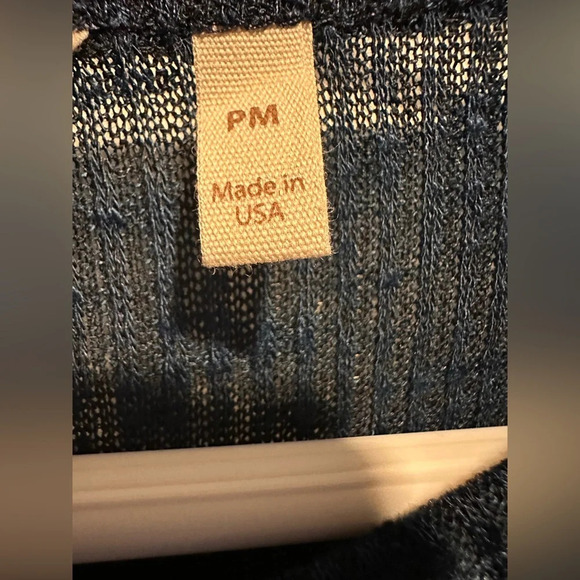 Soft Surroundings Bailey Top Waffle Knit Eyelet Sleeve Tunic NWOT - Picture 5 of 6